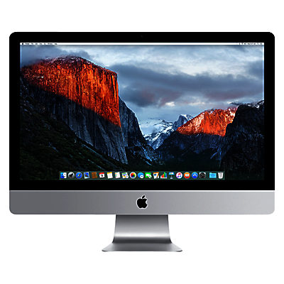 Apple iMac with Retina 5K display MK482B/A All-in-One Desktop Computer, 3.3GHz Quad-core Intel Core i5, 8GB RAM, 2TB, 27 , Silver